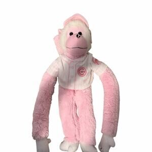 Plush Pink Monkey Stuffed Toy - Soft Cuddly Kids Toy